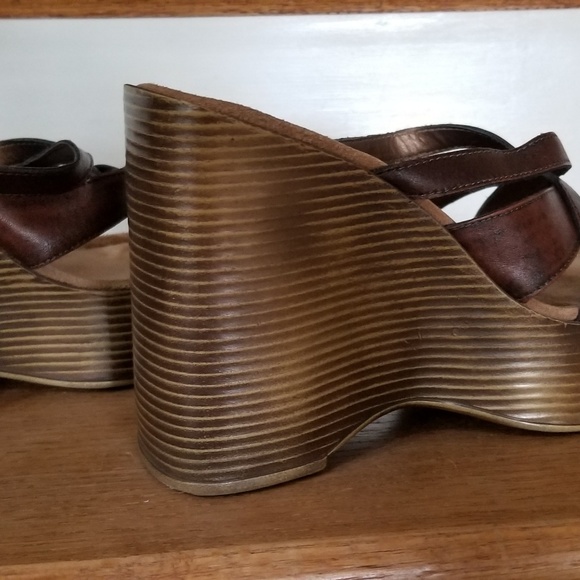 Candies platform leather sandal - Picture 4 of 6